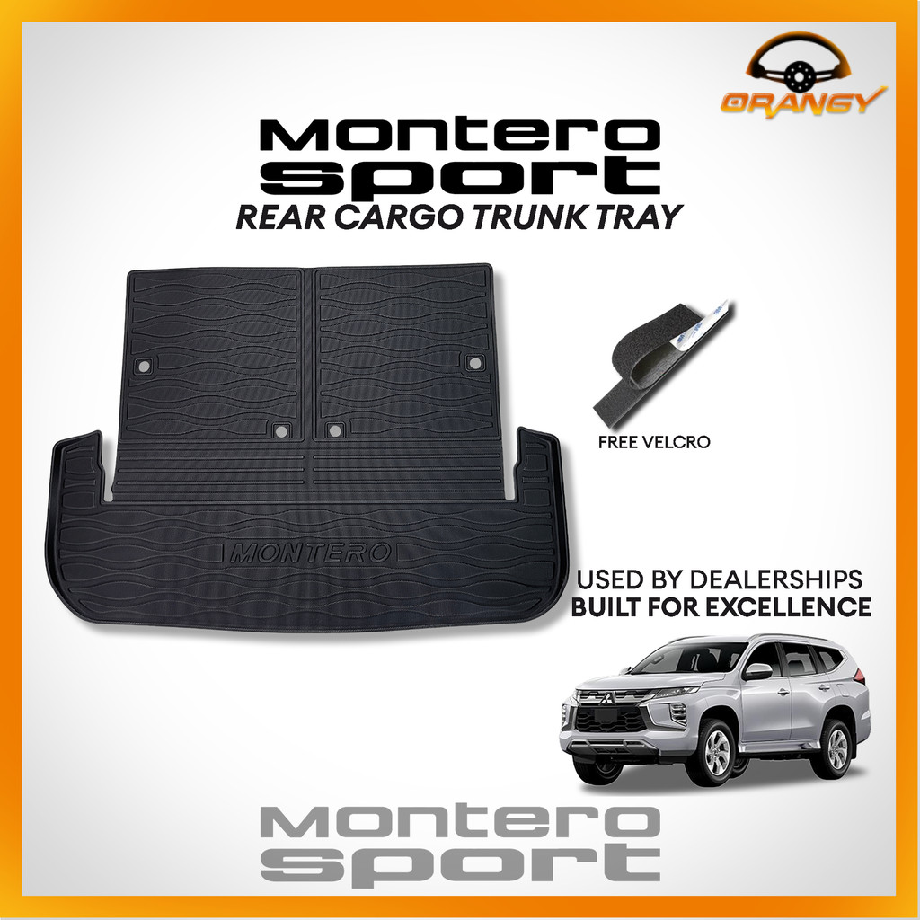 Mitsubishi Montero 2016 to 2026 OEM / PREMIUM Rear Cargo Trunk Tray ...