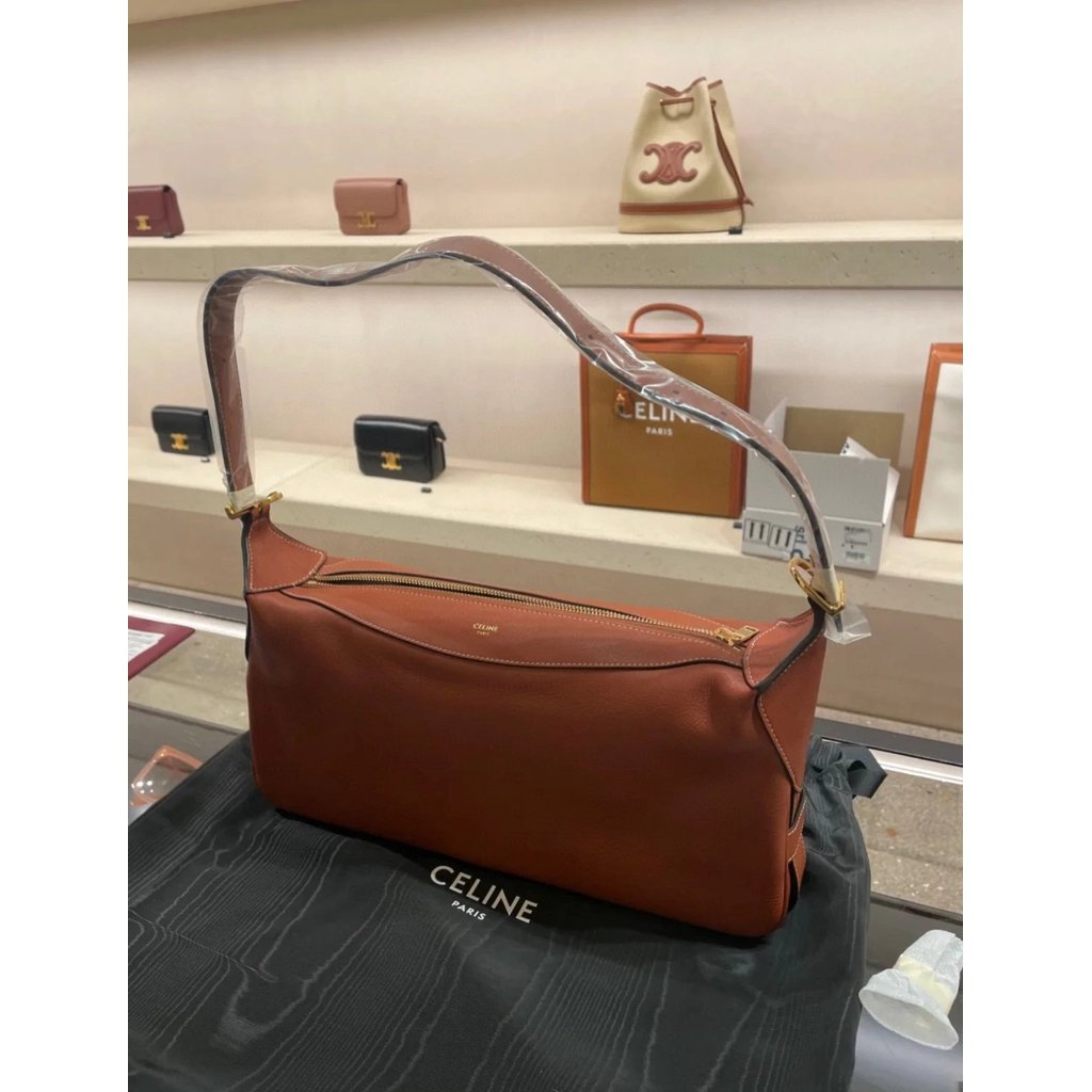 Celine/21 New Style ROMY Cow Leather Suede Calfskin Lining Underarm Bag ...