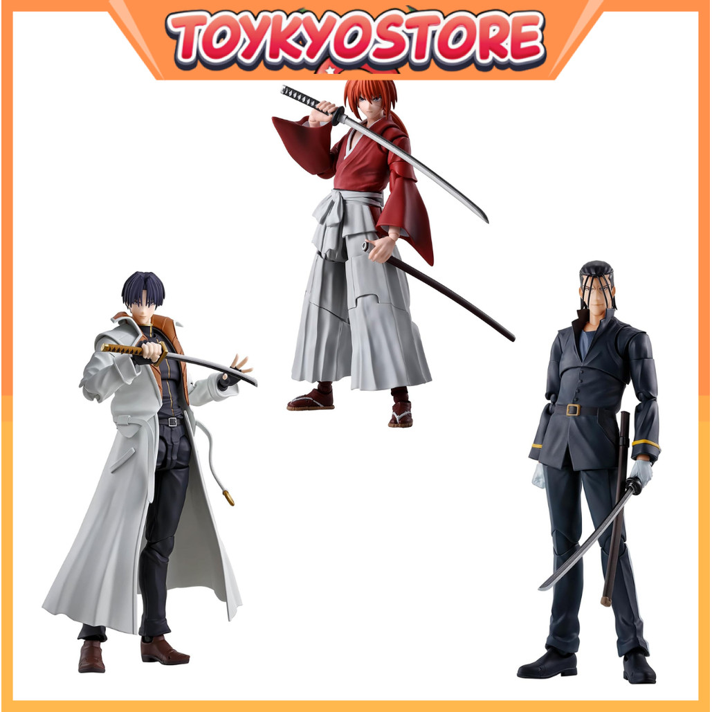 TAMASHII NATIONS Bandi Kenshin Himura S.H. Figuarts 13,5 Cm - Action Figure Rurouni Kenshin - 2