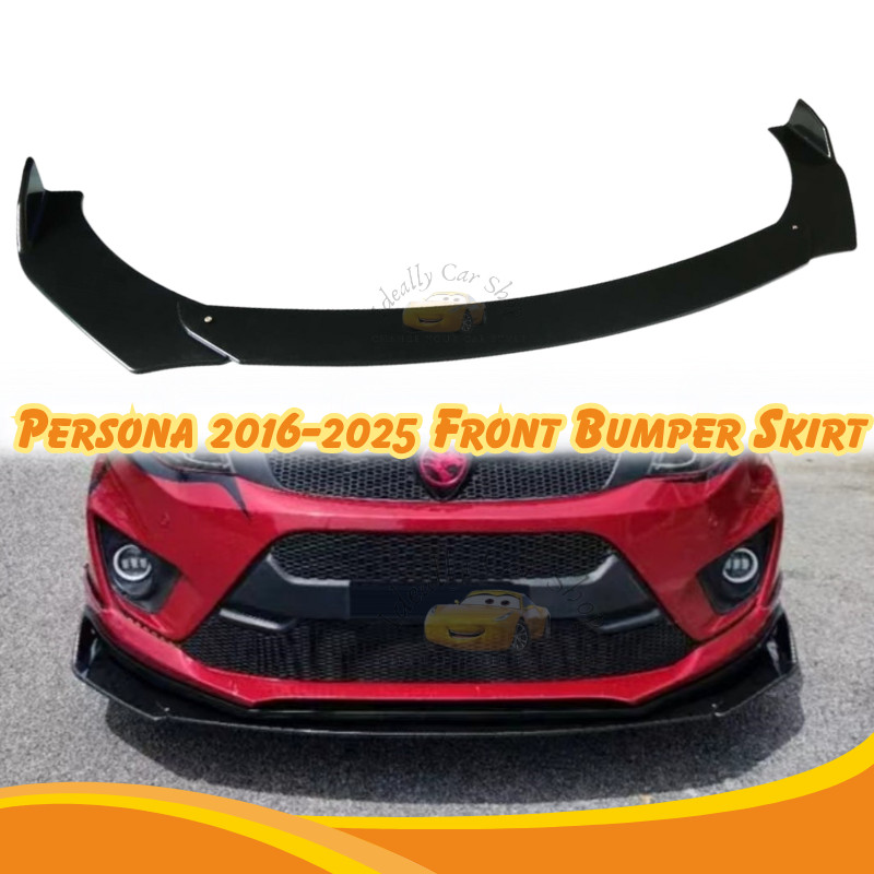 Front Bumper Proton Persona 2016-2025 Diffuser Lip Wrap Angle Splitters ...