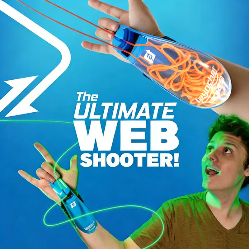 ZipString Aracna Web Shooter Auto Retractable Glow In The Dark Rope ...