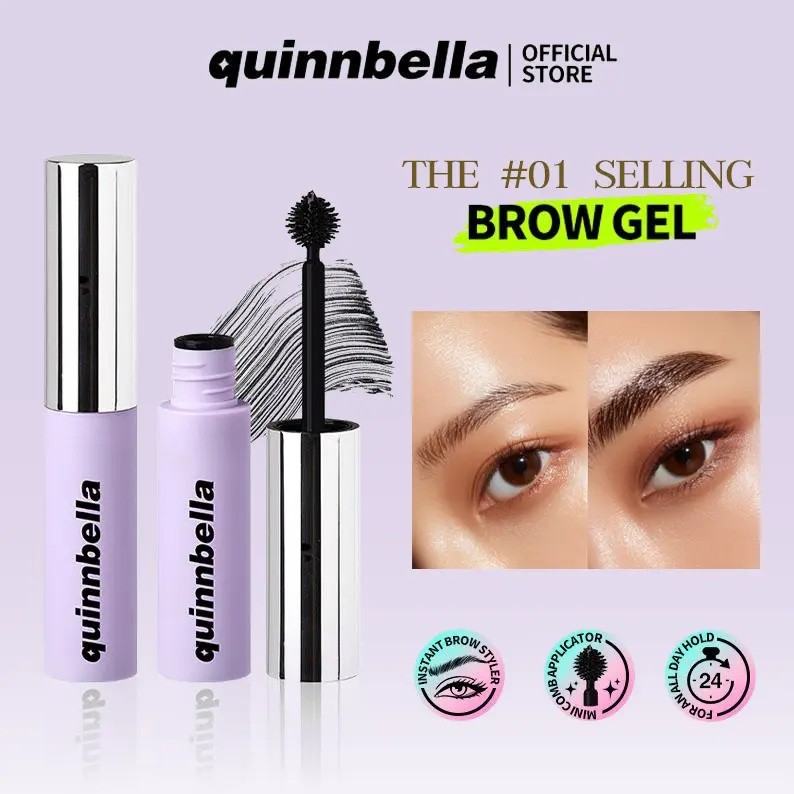 Quinnbella Brow Gel – Natural Brow Tint, Sculpt & Lift for Long-Lasting ...