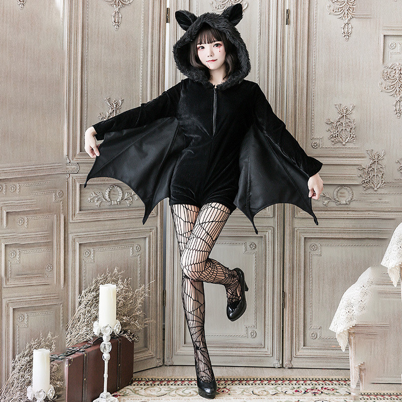 Halloween Costume Horror Vampire Bat Demon Costume Animal Party ...
