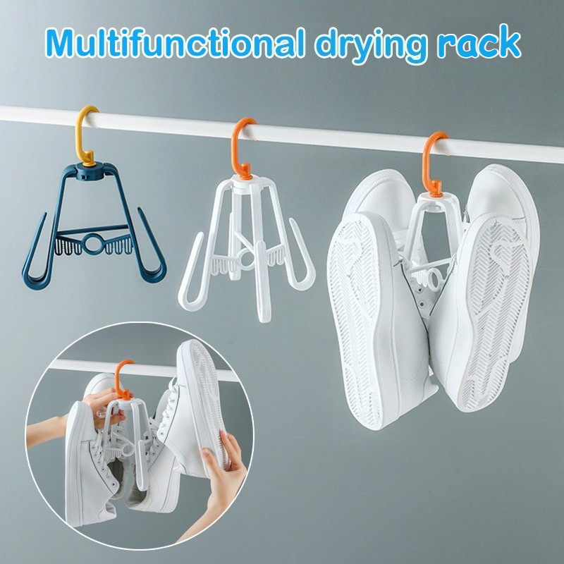 Balcony Shoe Drying Rack Hook Drying Hanger-Z543 | Shopee Philippines