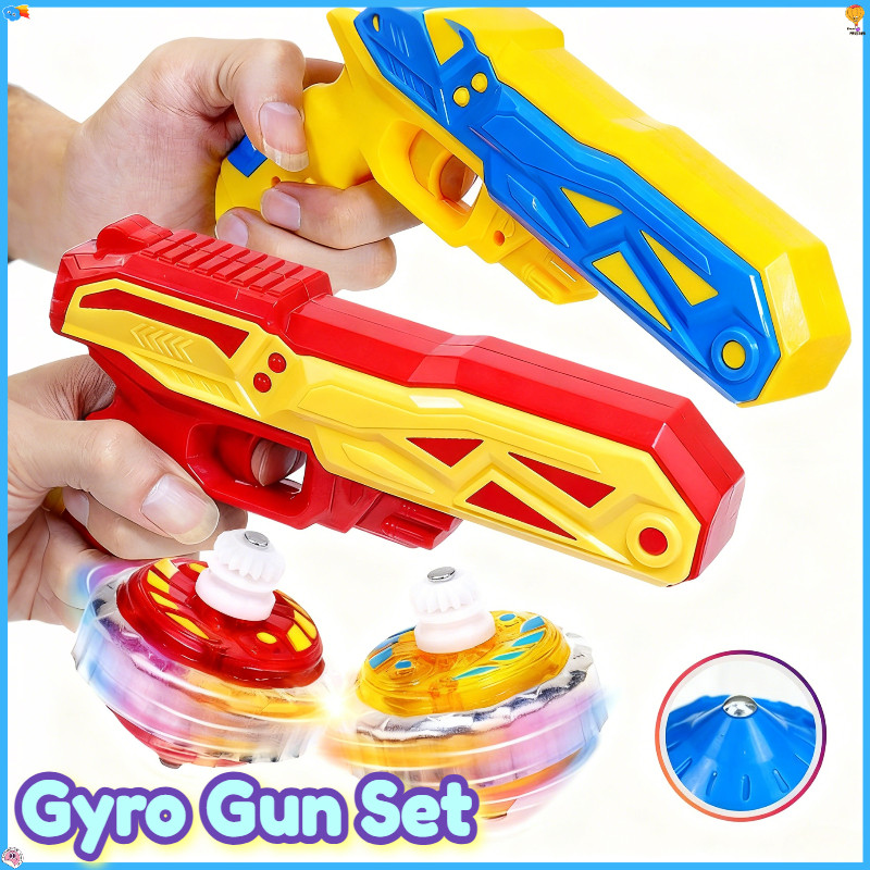 Combat Gyro Toy Set with Beyblade Alloy Spinning Top Toy Glowing Gyro ...