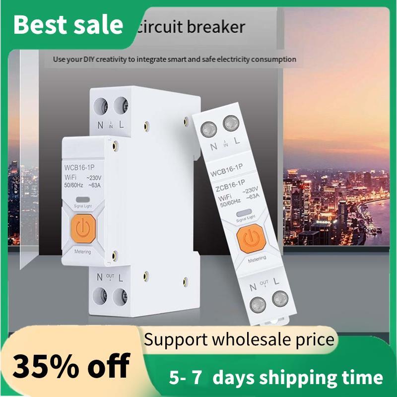 Tuya Smart Circuit Breaker 63A 1P Smart Life App Timer Module Support ...