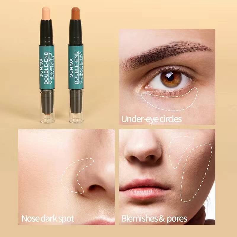 Sunisa 2 in 1 Highlighter & Concealer Stick - Instant Glow & Coverage ...