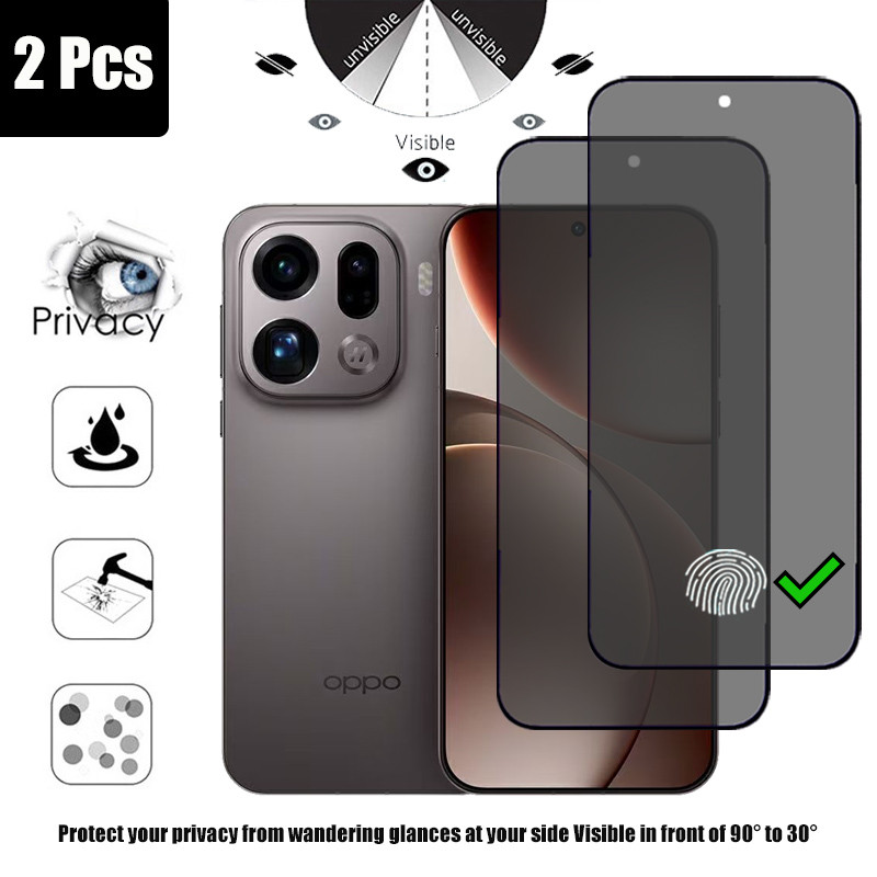 Holilo Inkijkbescherming voor OPPO Find X9 Pro anti-spy beschermfolie