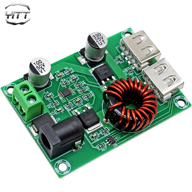 DC-DC Car Charging Fast Charging Voltage Regulator Buck Power Module ...