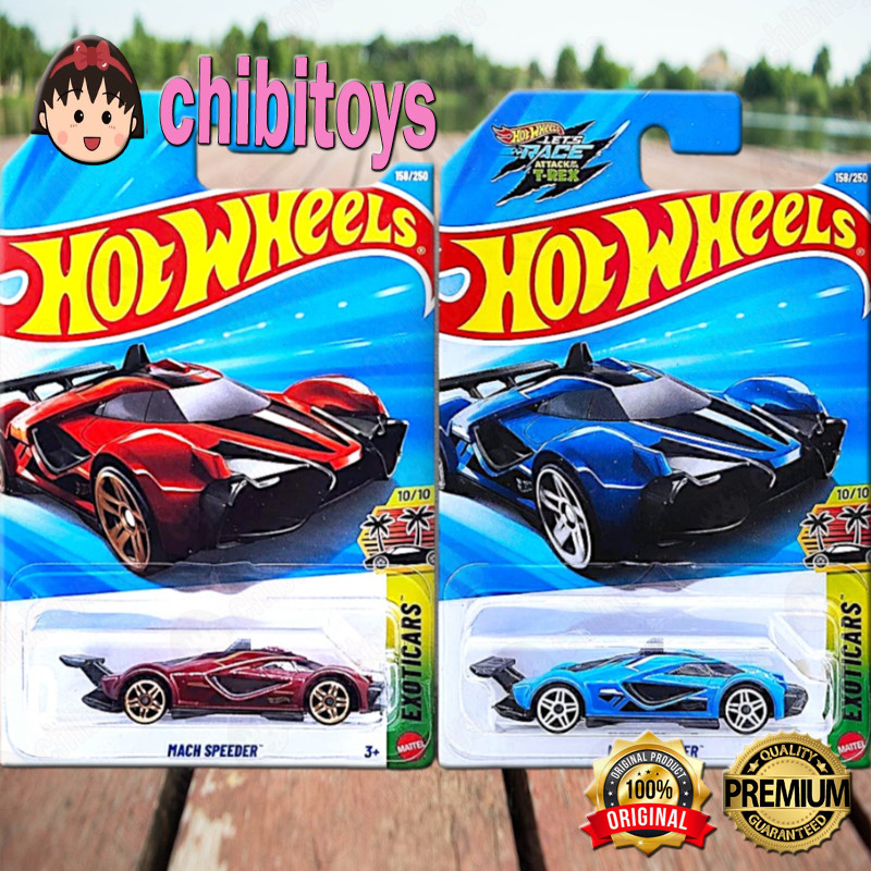MERAH Hot Wheels Mach Speeder Red Hypercar Racing Sports Car ...