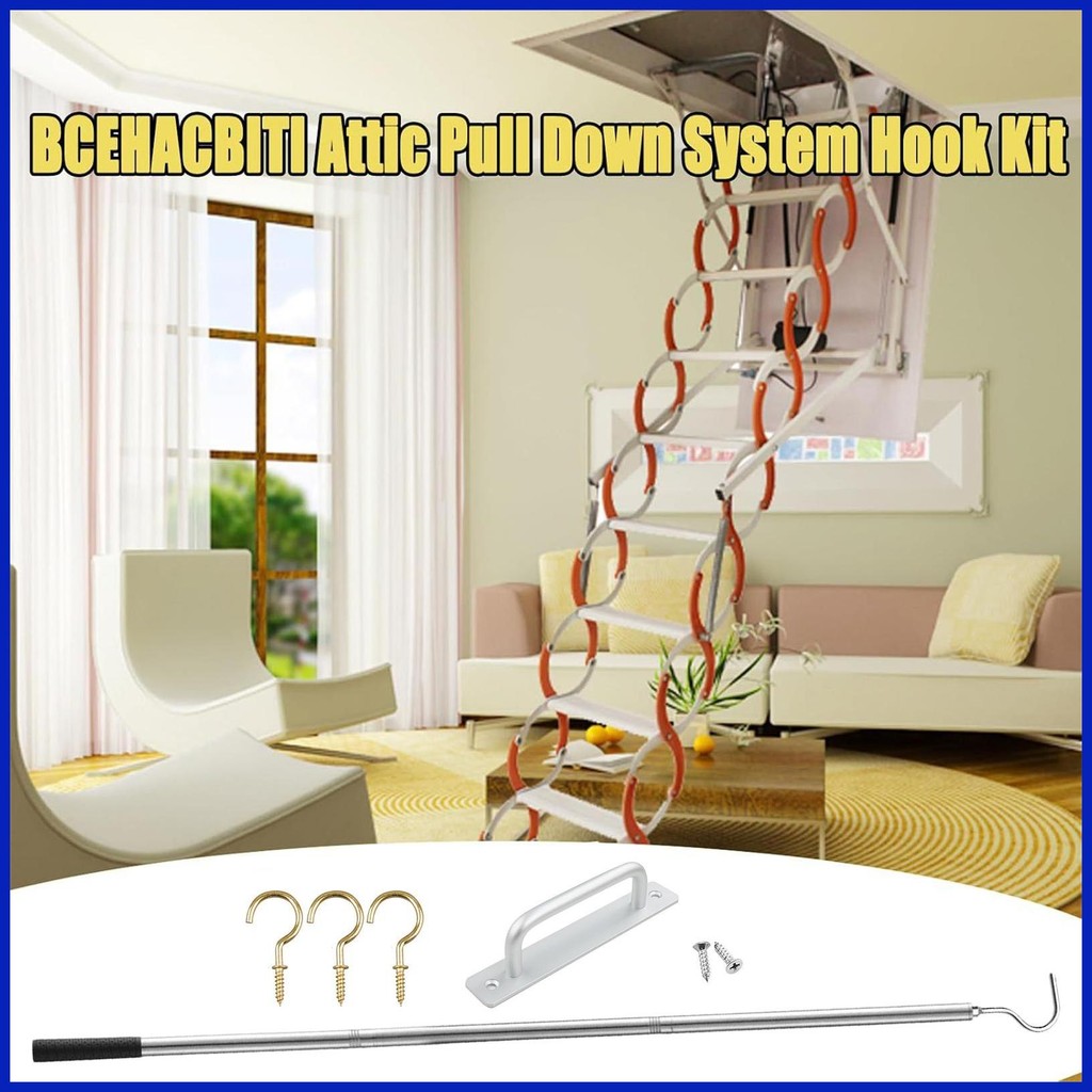Pull Down Attic Stair Parts Efficient Attic Stair Parts Ladder Pull ...