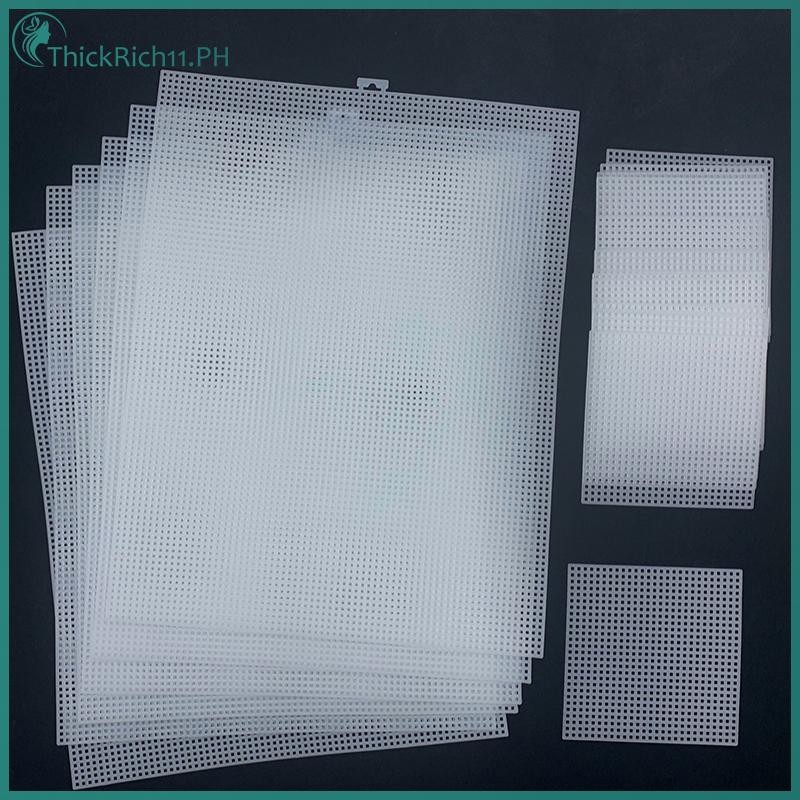 ThickRich Plastic Sheets 14Count Plastic Mesh Fabric Plastic Cross ...