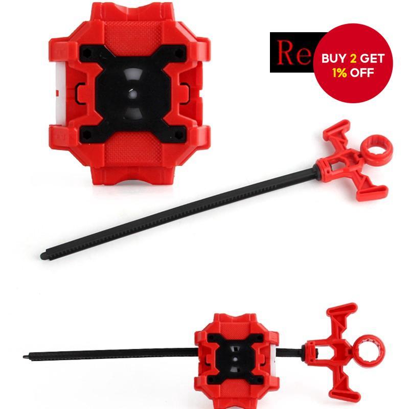 New Red/black Two-way Puller Transmitter Burst Beyblade Top Toy ...