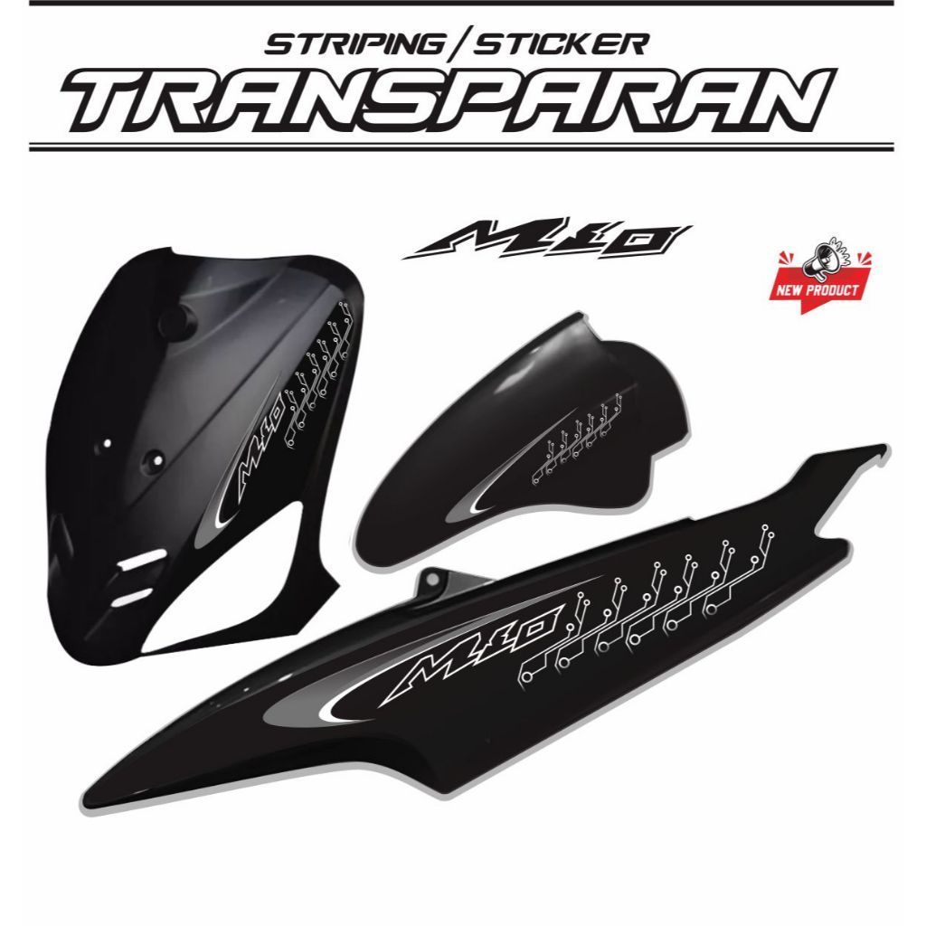 MIO TRANSPARENT UV STICKER VARIATIONS MIO STRIPING VARIATIONS STRIPING ...
