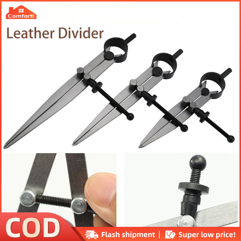 Wing Divider Leather Stitch Hole Distance Measure Compass Leather ...