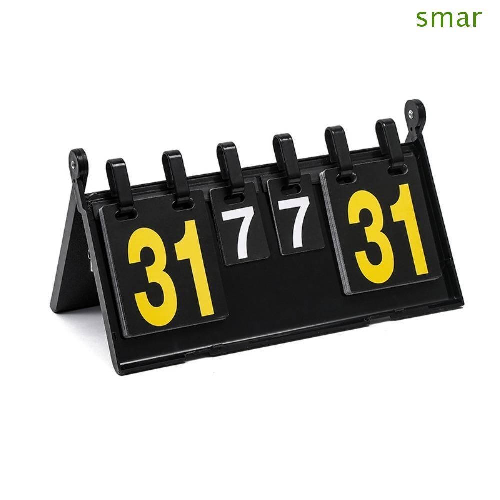 SMAR Exercise Scoreboard, 4-Digit Flip Design Digital Tabletop ...