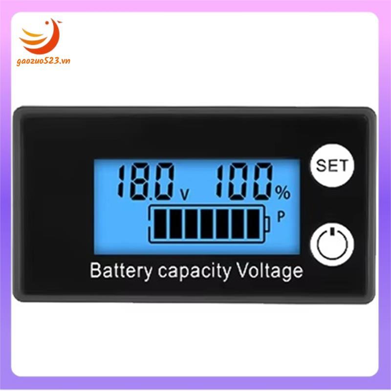 Battery Voltmeter DC 8-100V Capacity Indicator Power Meter Lithium ...