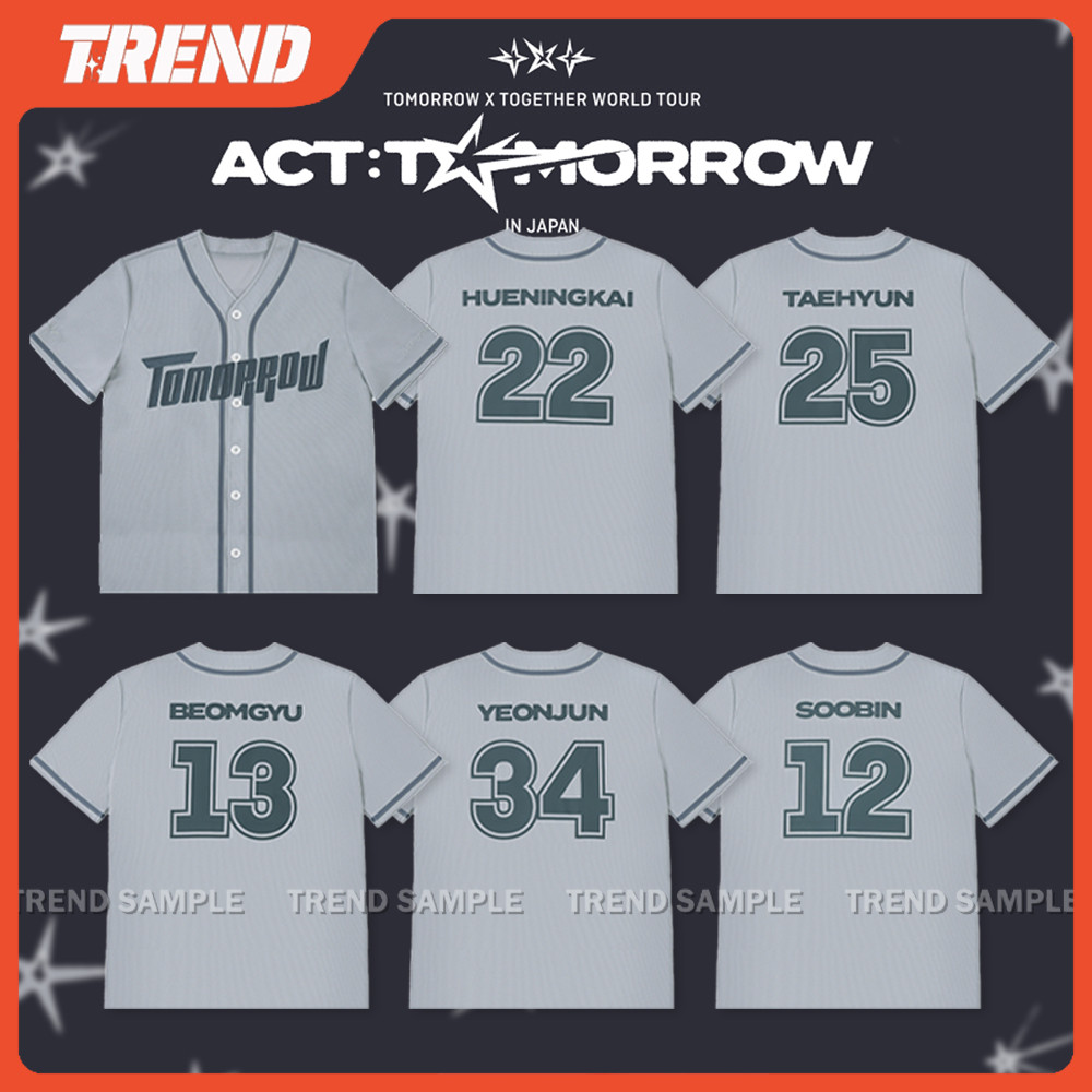 KPOP TXT ACT : TOMORROW TOUR Merch Jersey Shirt Vintage Unisex