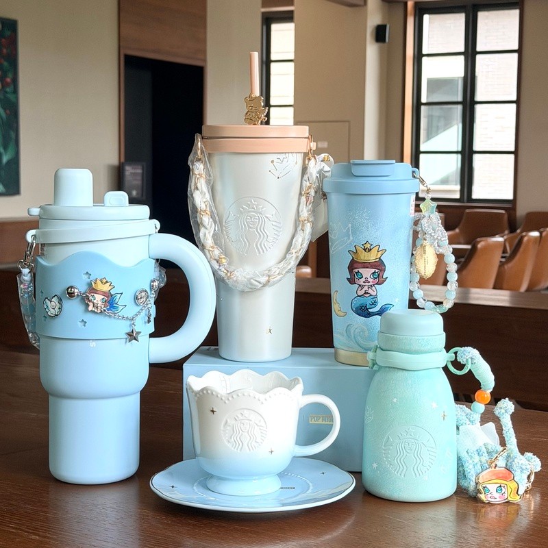 Starbucks スターバックス　モリー　Molly セラミックマグカップ Starbucks x Molly Collectible Cute Dreamy Seasalt Ceramic Mug