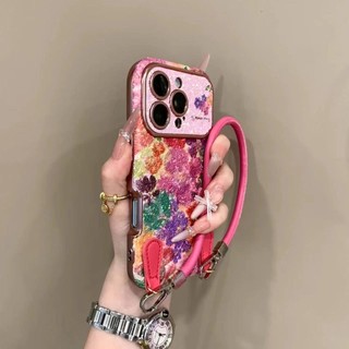 Colorful Flower Bright Face Large Window Phone Case Suitable for ...