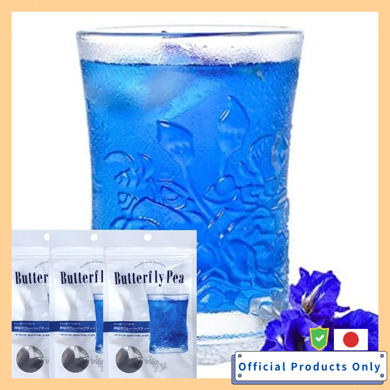Butterfly Pea 30 Bags Blue Tea Tea Pack Cold Brew 1.0g x 10 Packs x 3 ...