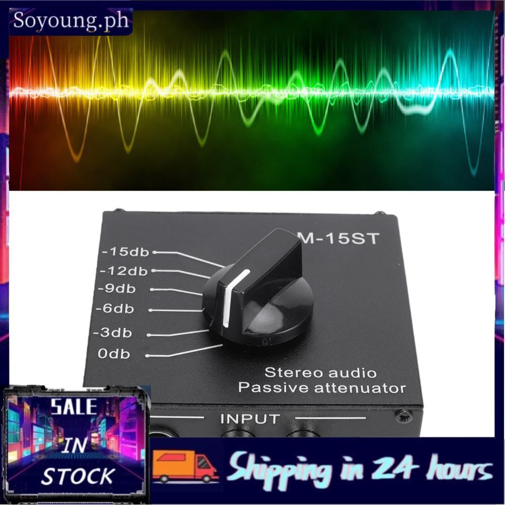 Soyoung SENECESLI Passive Stereo Audio Attenuator 6 Level dB Control 0 ...