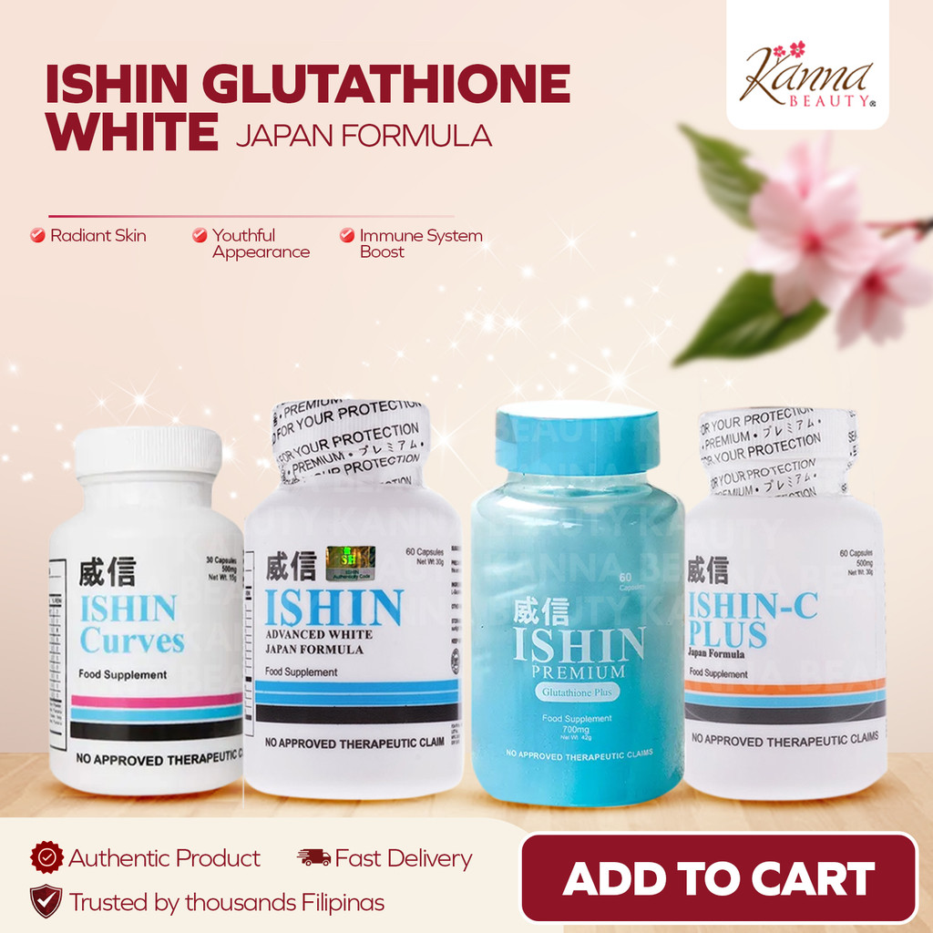 image white glutathione japan ISHIN Formula 10x Whitening Pearl White 60 Capsules Vitamin C Ishin Curves G AC-Glutathione (K-88) - Health علاج جفاف البشرة من الداخل IV Therapy:Recovery & Performance