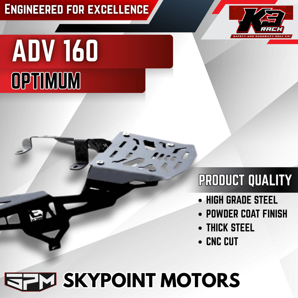 K3 RACK OPTIMUM BRACKET ADV 160 (9809-300) | Shopee Philippines