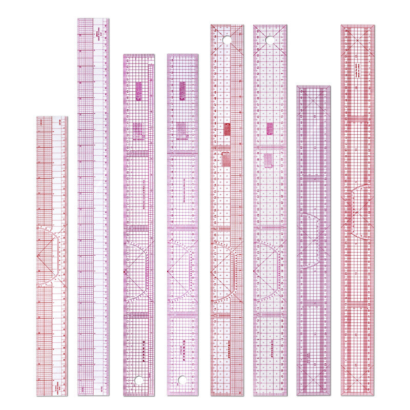 [Teaser] Eight Types Pattern Size Ruler 46cm 50cm Metric-Inch Pattern ...