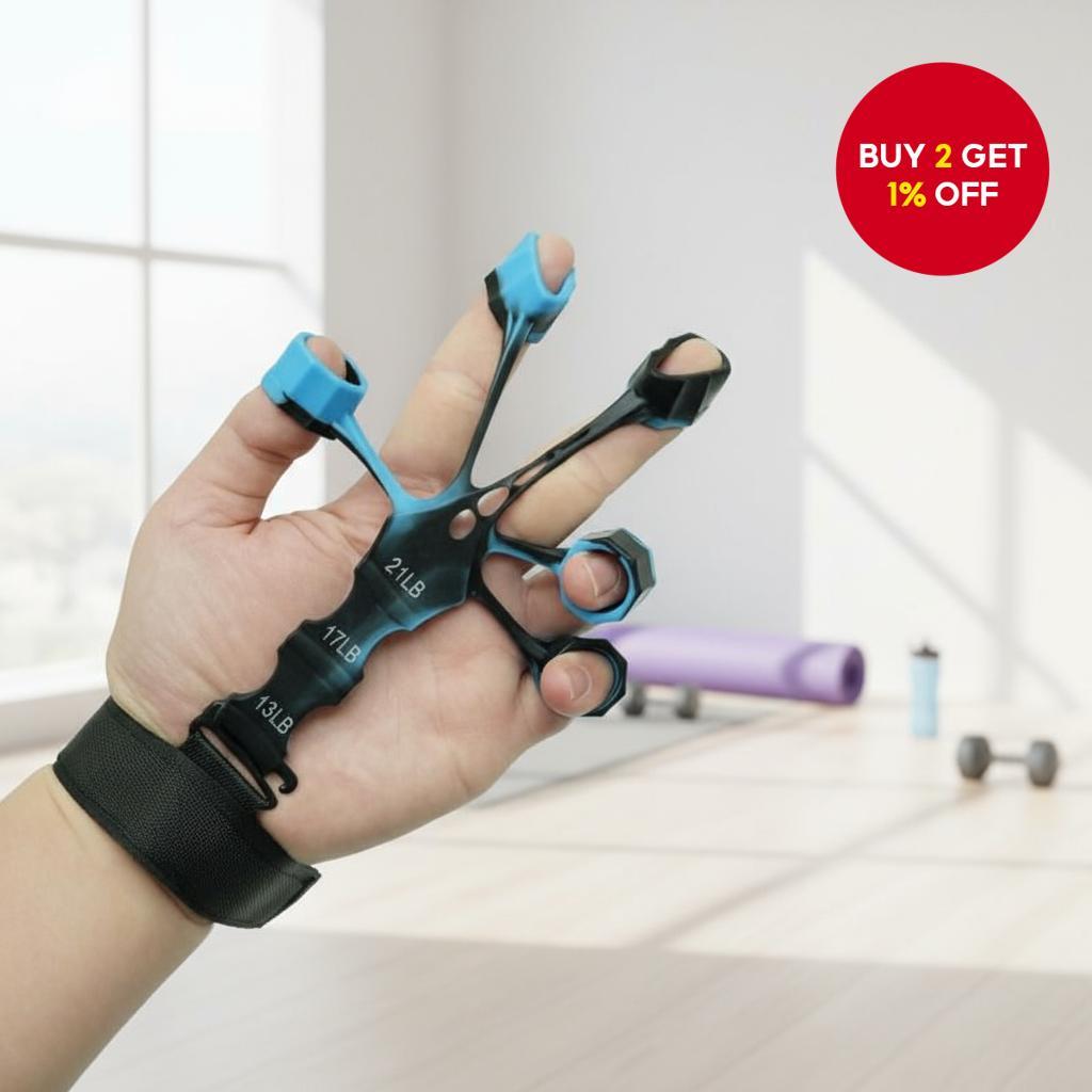 Patented Silicone Hand Tensioner with 5 Fingers for Finger Rehab ...