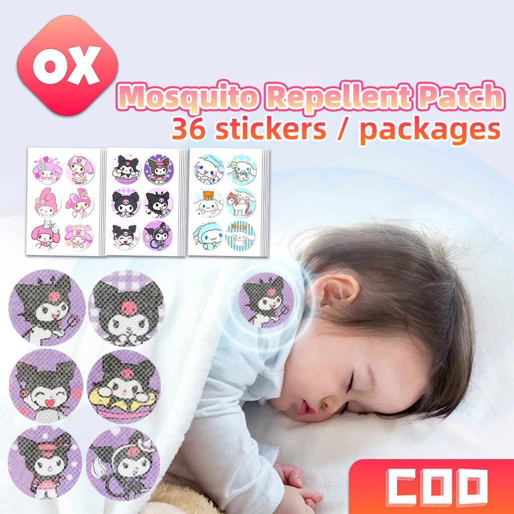36Pcs Cartoon Cute Mosquito Repellent Patch/Mosquito Repellent Paper ...