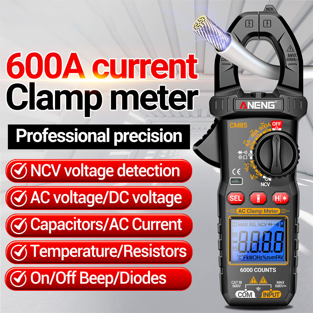 Ncv non-contact voltage induction digital clamp type high-precision ...