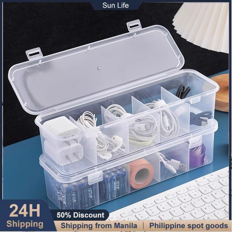 Detachable Partition Desktop Cable Organizer Data Charging Cable ...