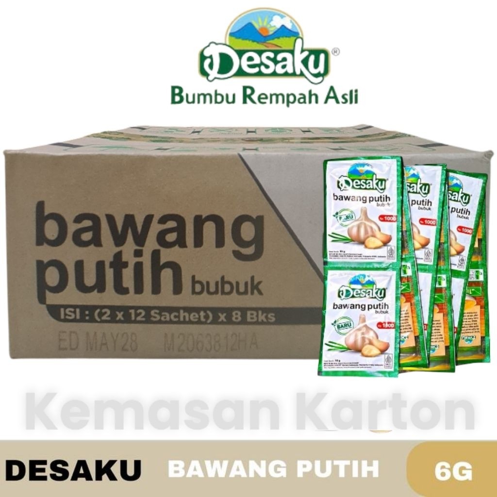My Village Garlic Powder 6g (Carton Packaging) | Shopee Philippines