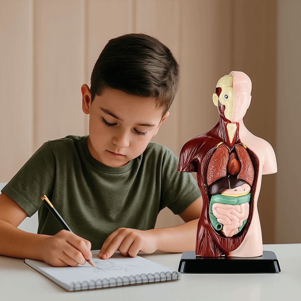 BACK2LIFEK Human Torso Anatomy Model, Plastics Montessori Human Body ...