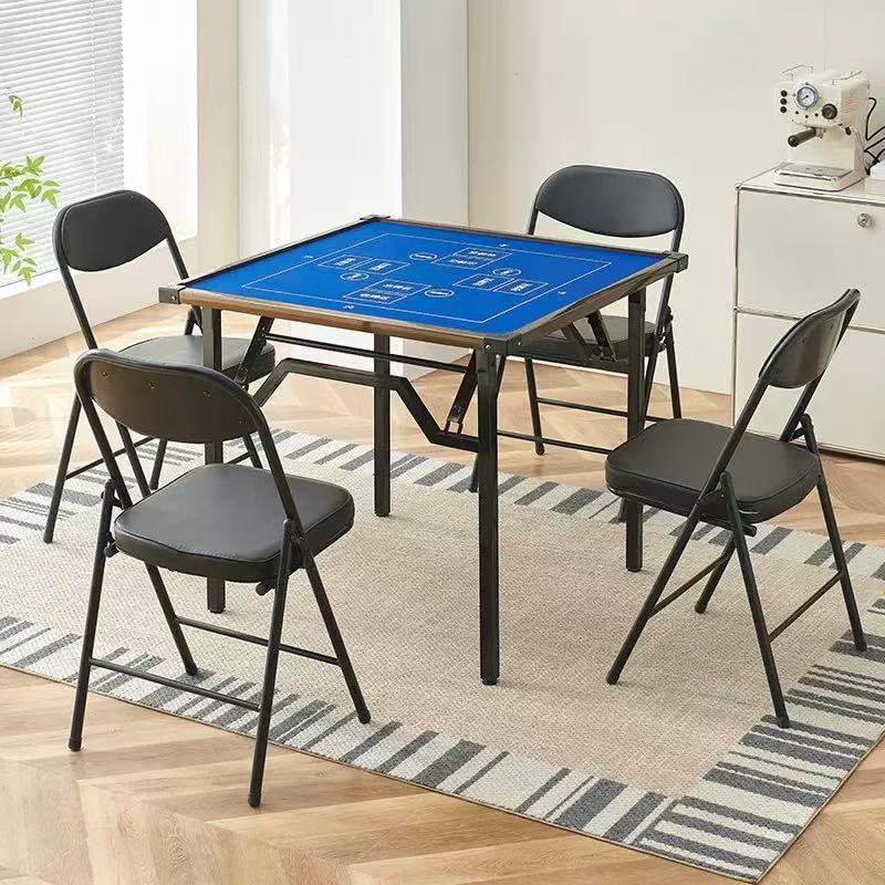 Chess and Card Game Table for After Dinner, Reversible Home Use Square ...