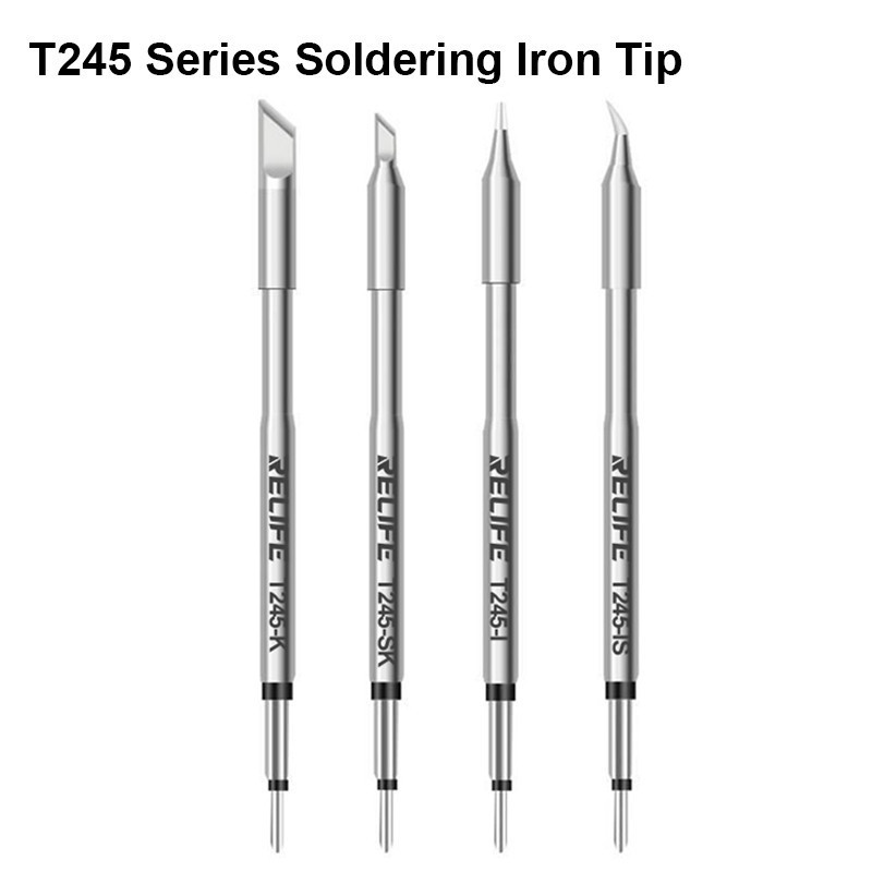 RELIFE RL-T245 Series Soldering Iron Tip Universal T245 Handle ...