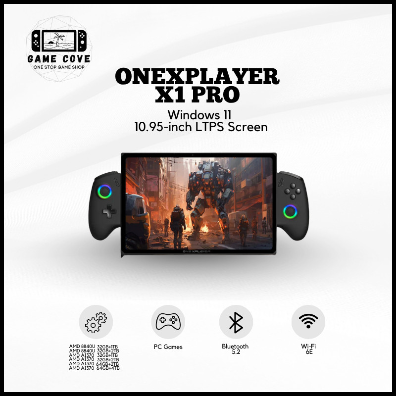 Onexplayer X1 PRO 10.95'' 3-In-1 Gaming Handheld PC | GameCove PH ...