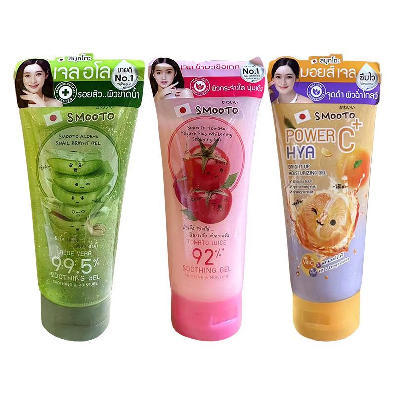 Hot Sale#Thai Aloe Vera Gel SMOOTO Original Liquid Snail Moisturizing ...