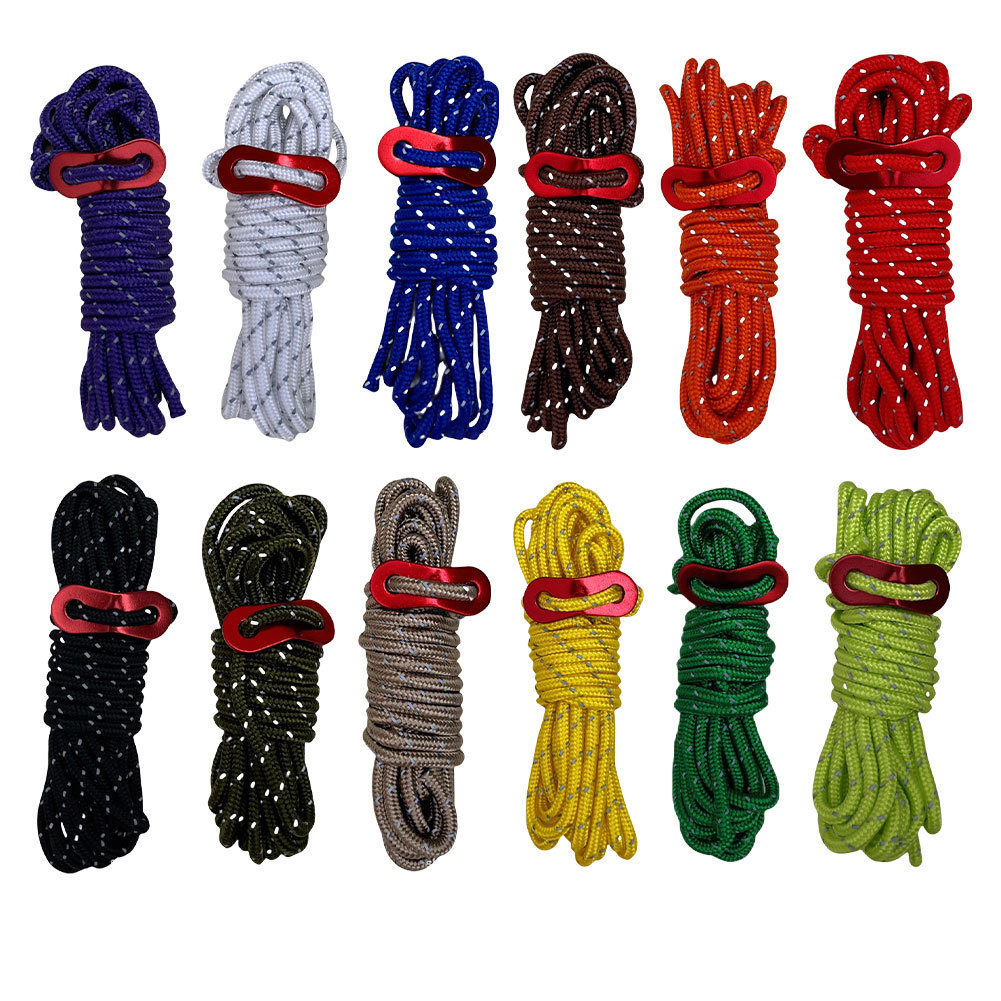 COBP. 4mm*4m outdoor camping adjustable rope awning windproof rope ...