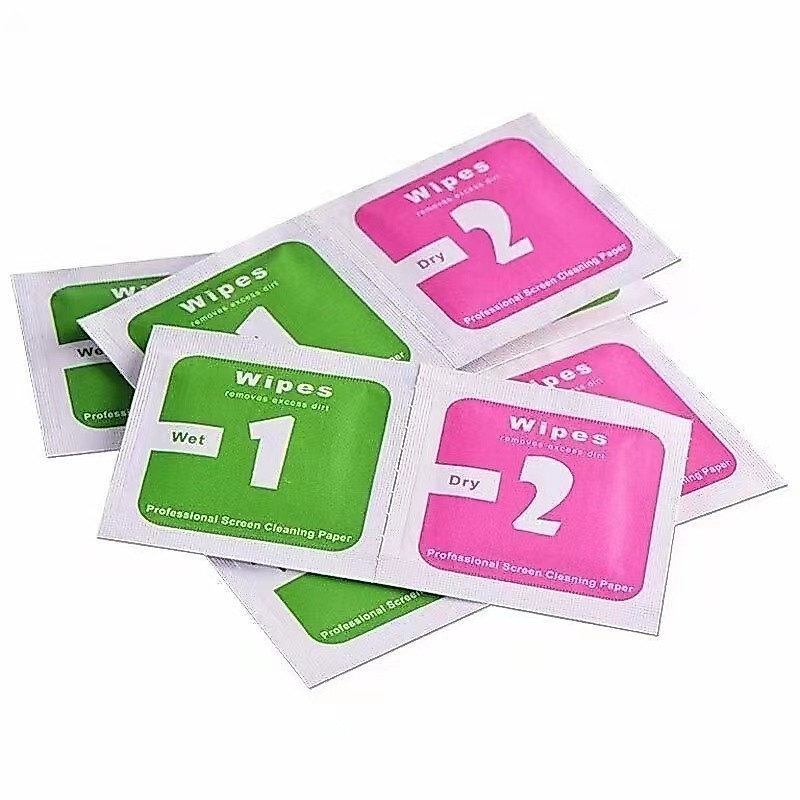 NEW CLEANNG WET AND DRY SET CLOTH WIPES FOR SCREEN CLEANING WIPES FOR ...