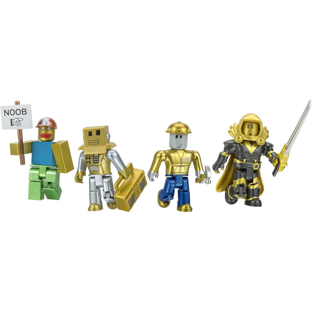 Roblox 15th Anniversary Toy, Gold Collector's Set with Virtual Item ...
