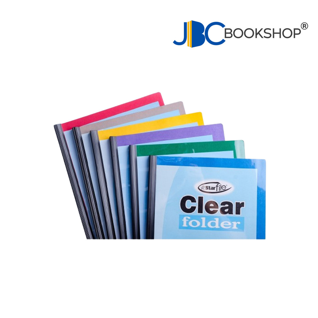 Deep Color Clear Slide Folder 8-1/2x11 Red | Shopee Philippines