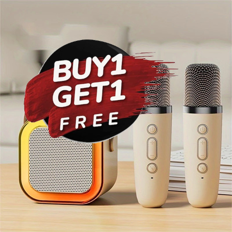 Mini K12 Wireless Bluetooth Karaoke speaker Portable dual microphone ...