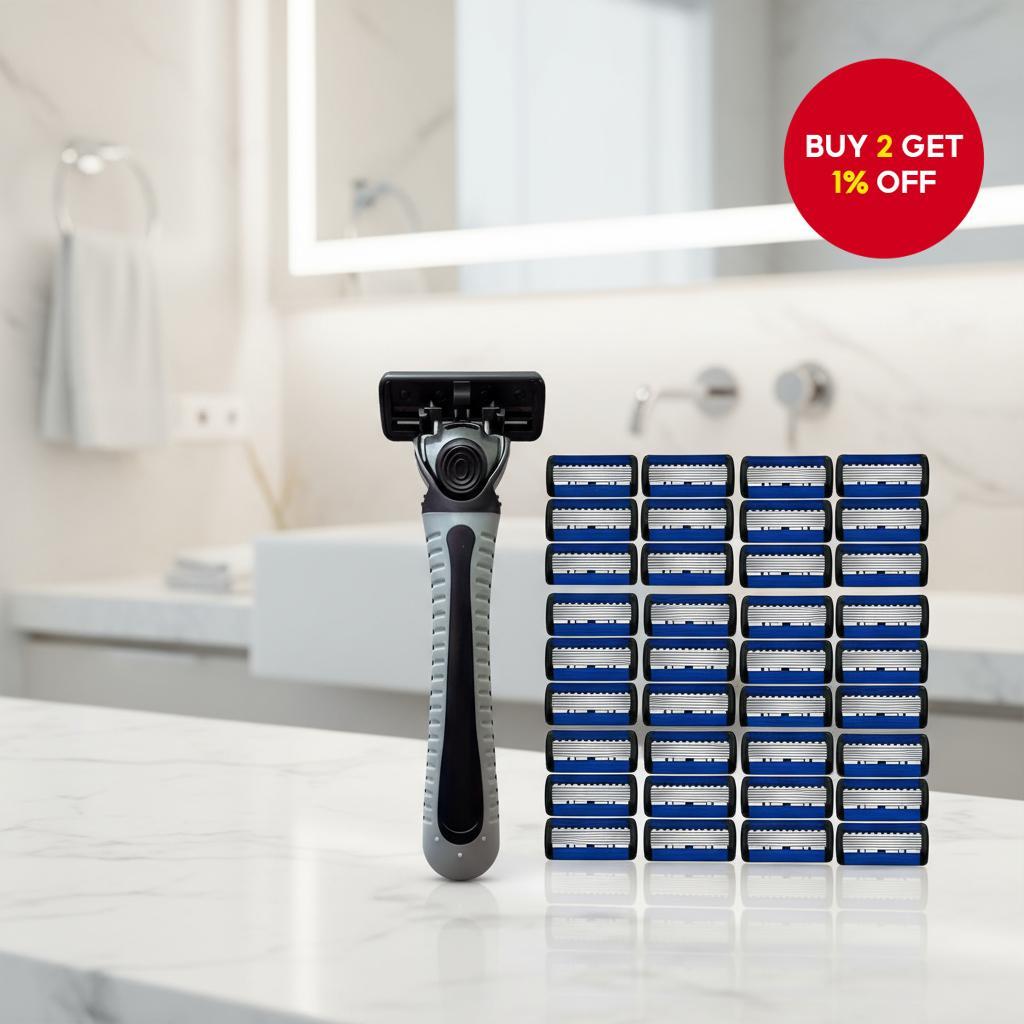 Men's and Women's 6-Layer Safety Razor for Shaving | Shopee Philippines