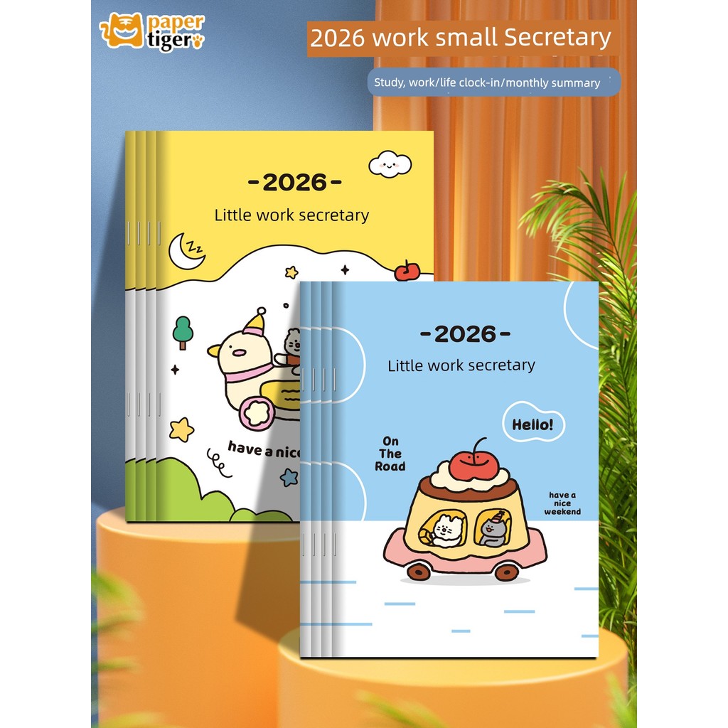2026 planner notebook 2026 planner Calendar Notepad Work Secretary Plan ...