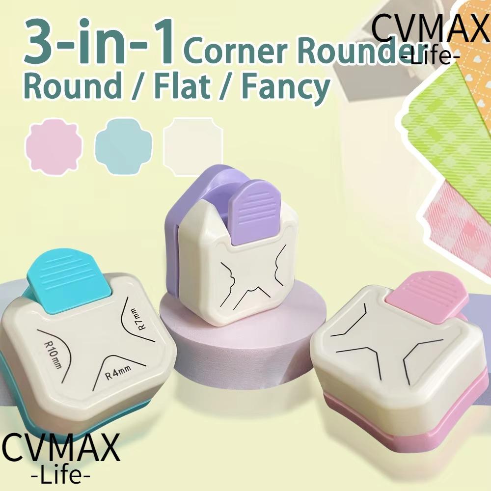 CVMAXX Cutter Paper, Scrapbookin 3 in 1 Tag Punch Corner Rounder ...