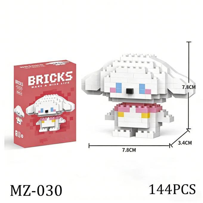 Sanrio BRICKS Hello Kitty Mini Blocks - Small Particle Stacking Set ...
