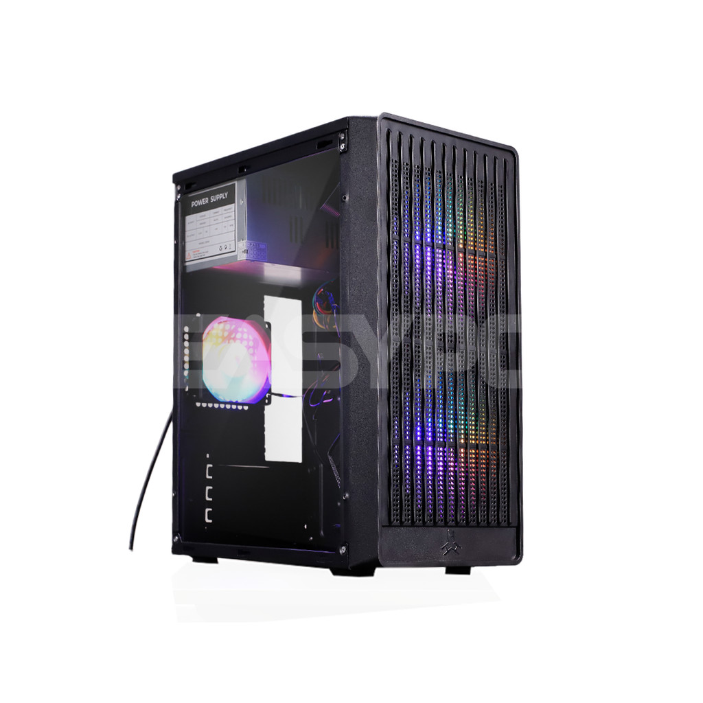 EasyPC | RAKK TANAN MATX Tempered Glass with PSU and Fans | Shopee ...