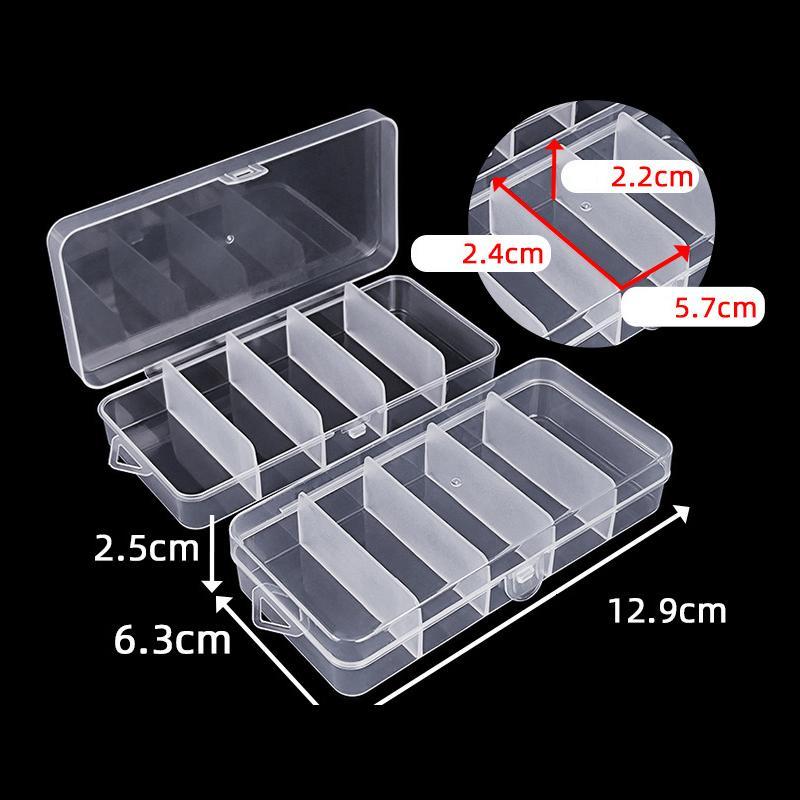 LHPH Transparent Fruit Fork Storage Box Organizer Plastic Storage Case ...